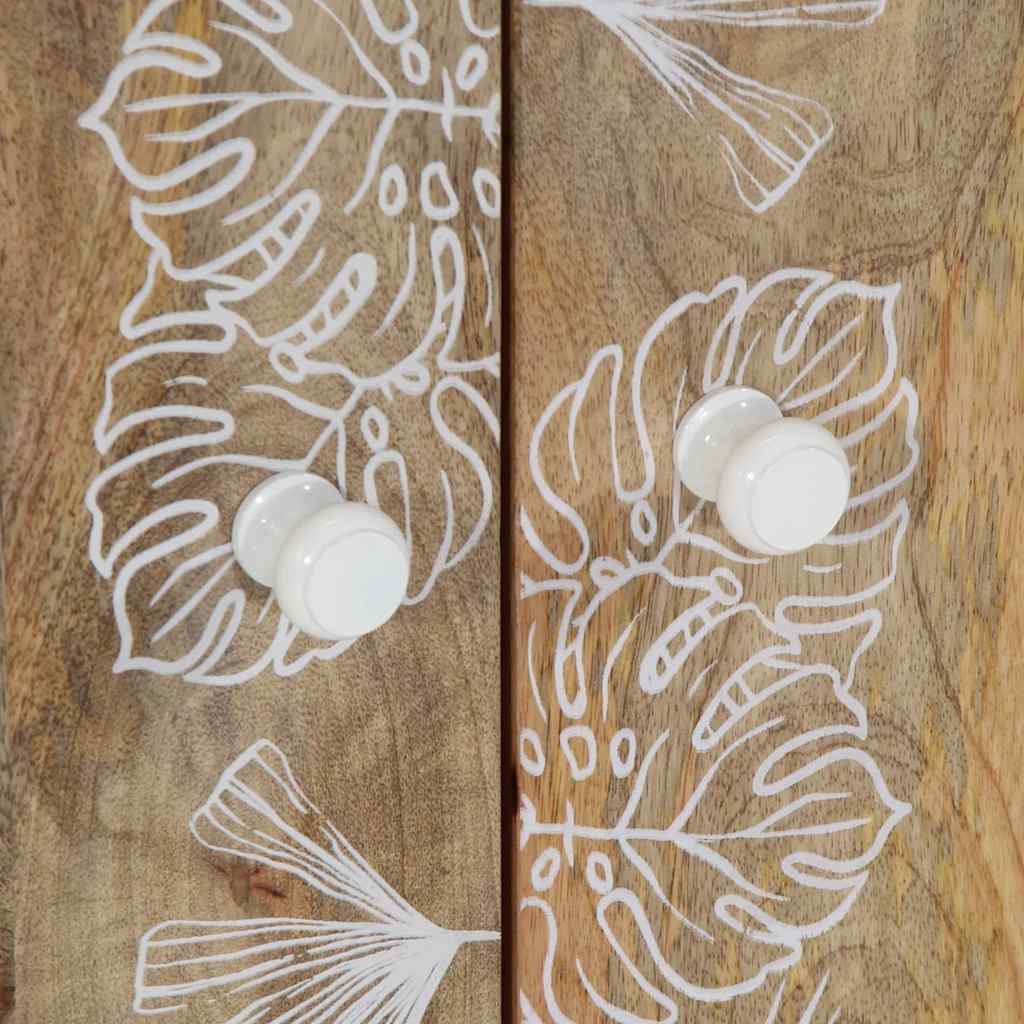 3Dílná Koupelnová Sestava Masivní Mangovníkové Dřevo