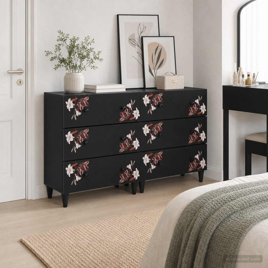 Úložné Skříně 2 Ks 120 X 33 X 75 Cm Masivní Mangové Dřevo