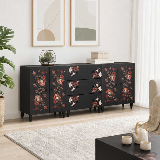 Úložné Skříně 3 Ks 180 X 33 X 75 Cm Masivní Mangové Dřevo