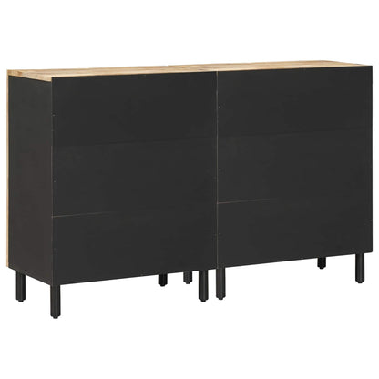 Úložné Skříně 2 Ks 120 X 33 X 75 Cm Masivní Mangové Dřevo