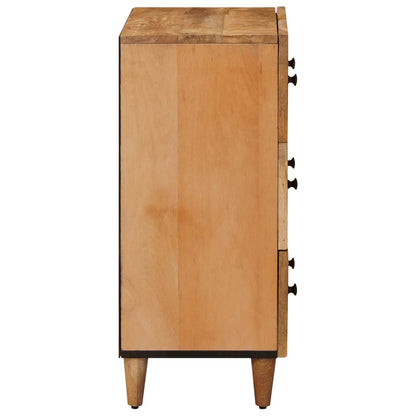 Úložné Skříně 2 Ks 60 X 33,5 X 75 Cm Masivní Mangové Dřevo