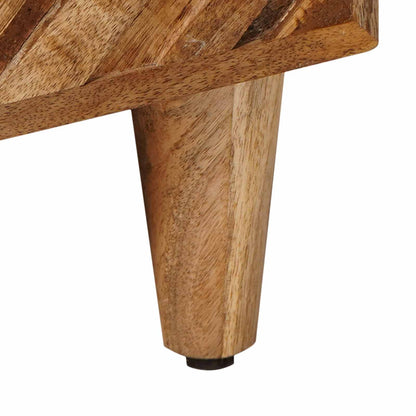 Úložné Skříně 3 Ks 60 X 33,5 X 75 Cm Masivní Mangové Dřevo