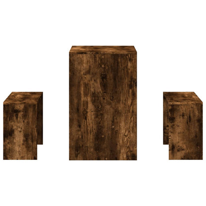 3Dílná Sada Jídelního Stolu A Lavic Kompozit