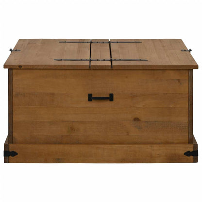 Úložná Komoda Halden 91X91X47 Cm Borovicový Masiv