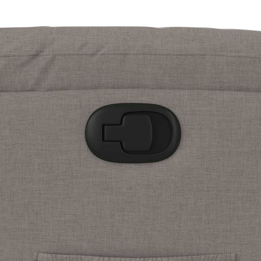 Zvedací Polohovací Křeslo Textil Taupe
