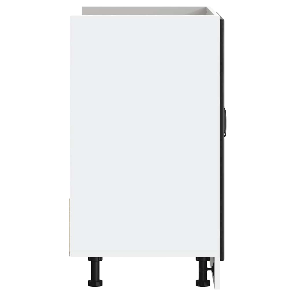 Skříňka Pod Umyvadlo "Kalmar" Černý 80X46X81,5 Cm Kompozit Černá