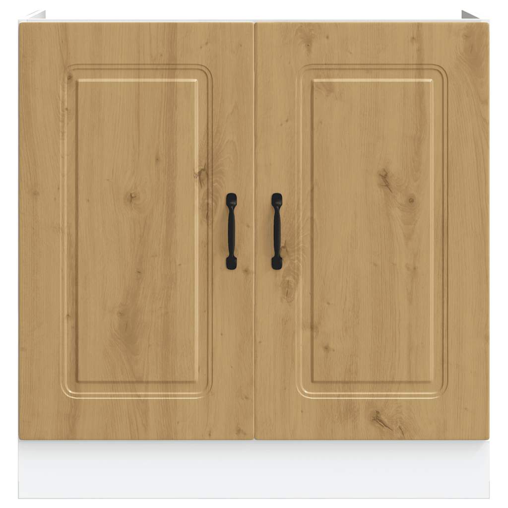 Skříňka Pod Umyvadlo "Kalmar" 80X46X81,5Cm Kompozit Dub Artisan