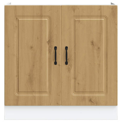 Skříňka Pod Umyvadlo "Kalmar" 80X46X81,5Cm Kompozit Dub Artisan
