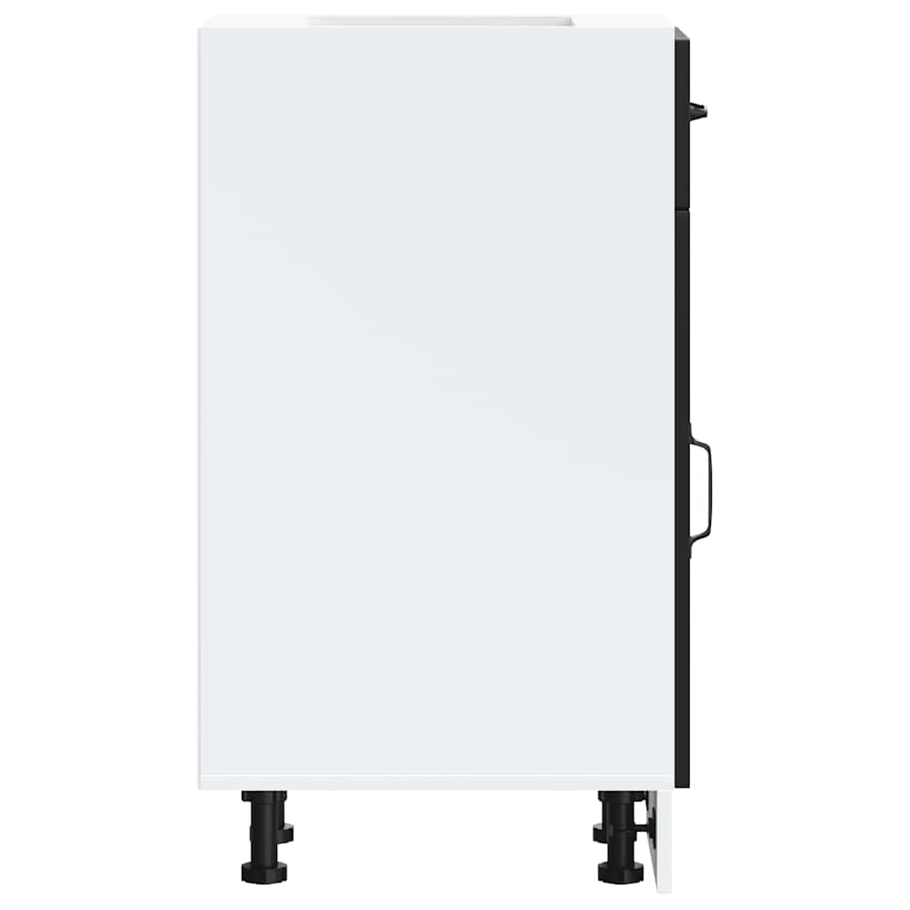 Kuchyňská Spodní Skříňka "Kalmar" Černý Kompozitní Černá