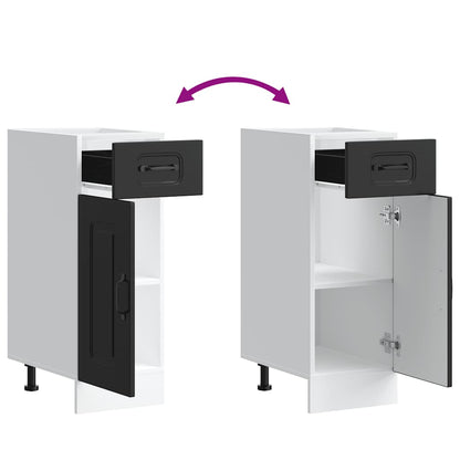 Kuchyňská Spodní Skříňka "Kalmar" Černý Kompozitní Černá