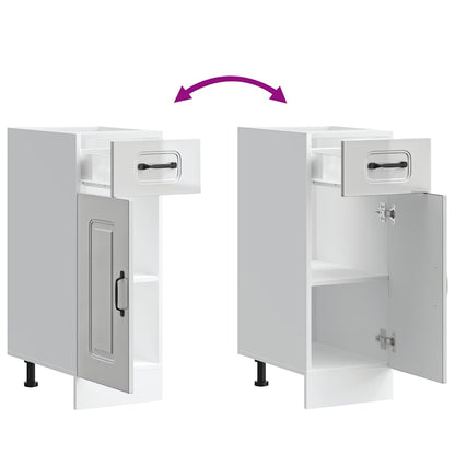 Kuchyňská Spodní Skříňka "Kalmar" Lesk Bílá Kompozitní Bílá S Vysokým Leskem