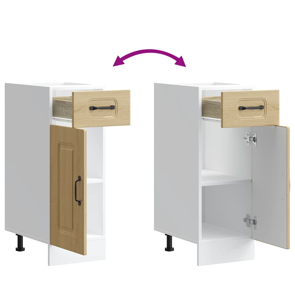 Kuchyňská Spodní Skříňka "Kalmar" Kompozitní Dub Sonoma