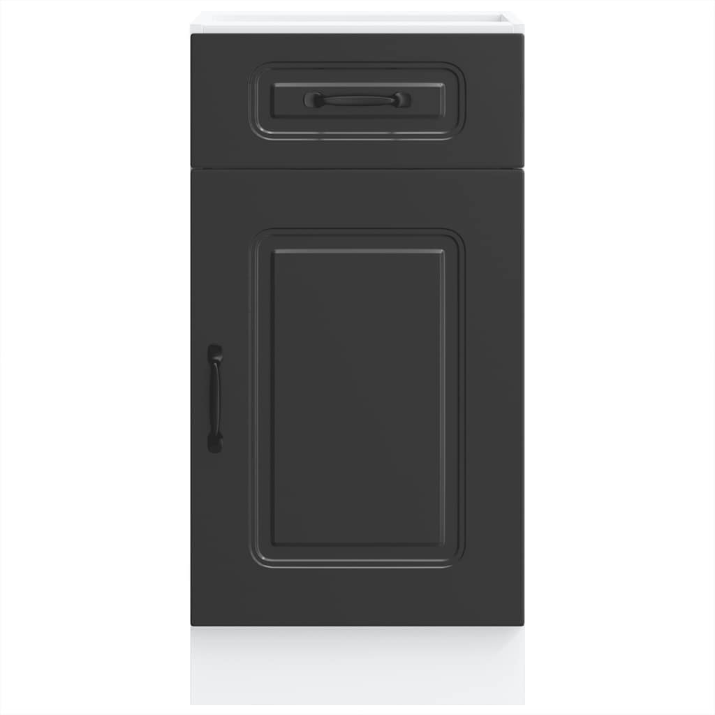 Kuchyňská Spodní Skříňka "Kalmar" Černý Kompozitní Černá