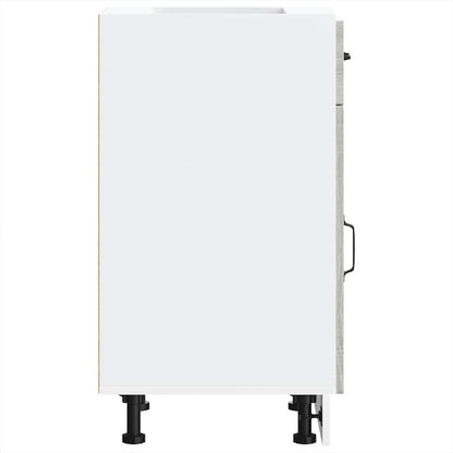 Kuchyňská Spodní Skříňka "Kalmar" Šedý Sonoma Kompozitní