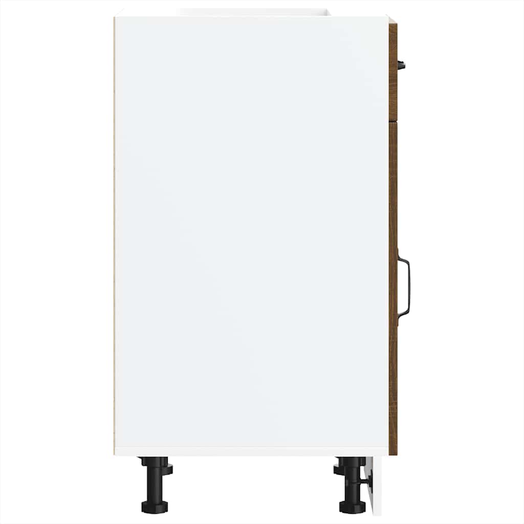 Kuchyňská Spodní Skříňka "Kalmar" Kompozitní Hnědý Dub