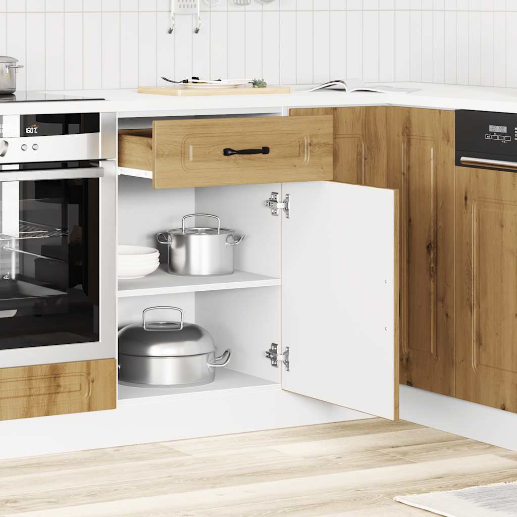 Kuchyňská Spodní Skříňka "Kalmar" Kompozitní Dub Artisan