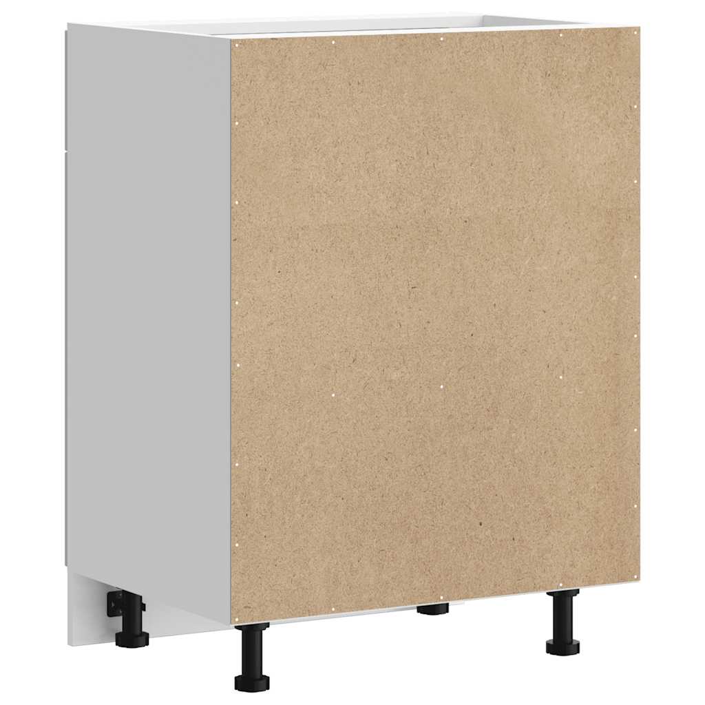 Kuchyňská Spodní Skříňka "Kalmar" Bílý Kompozitní Dřevo Bílá