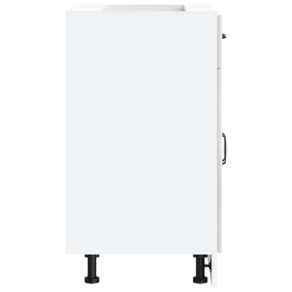 Kuchyňská Spodní Skříňka "Kalmar" Betonově Šedá Kompozitní Betonová Šedá