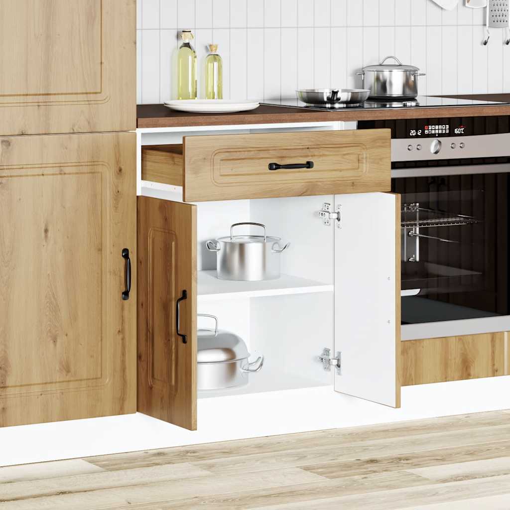 Kuchyňská Spodní Skříňka "Kalmar" Kompozitní Dub Artisan