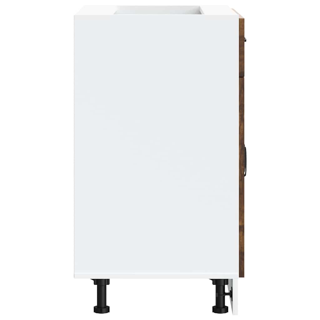 Kuchyňská Spodní Skříňka "Kalmar" Kompozitní Kouřový Dub