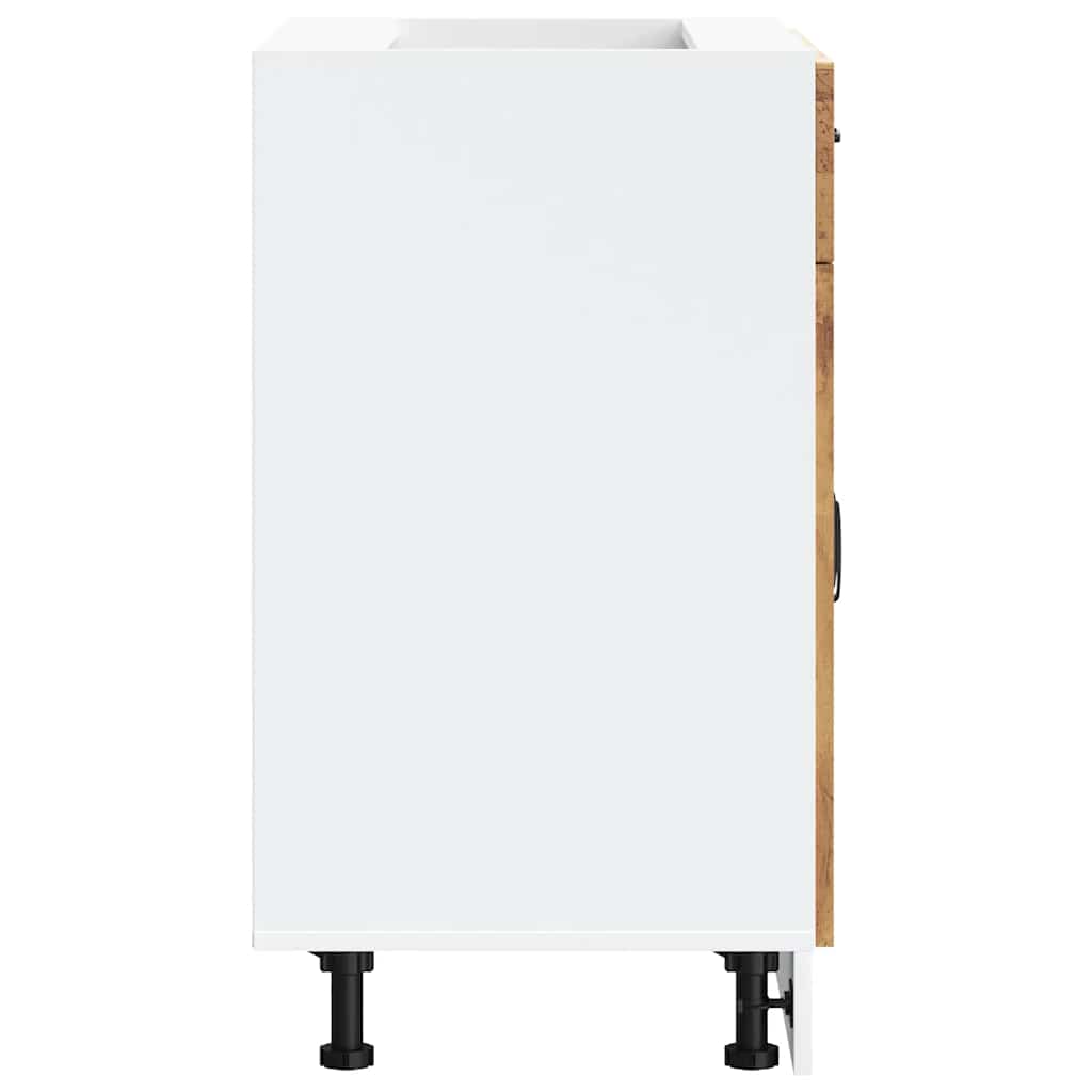 Kuchyňská Spodní Skříňka "Kalmar" Kompozitní Staré Dřevo