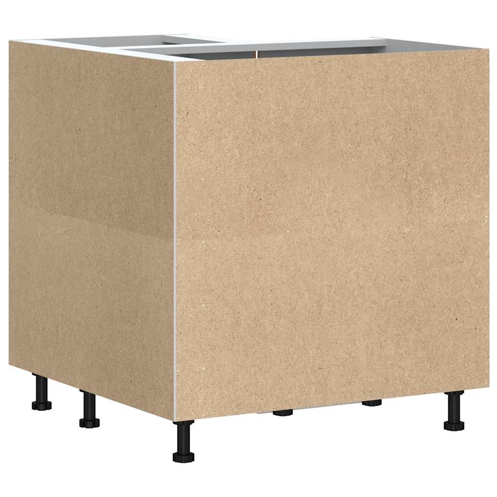 Kuchyňská Rohová Skříňka "Kalmar" Černý Kompozitní Dřevo Černá