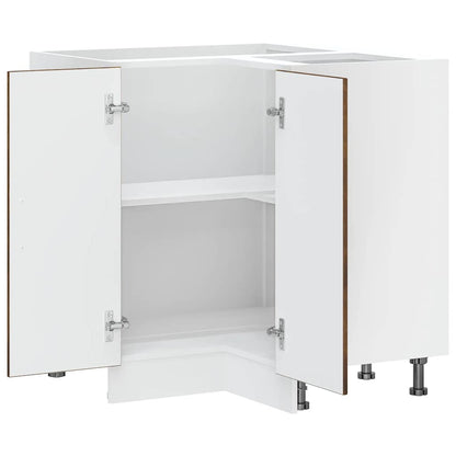 Kuchyňská Rohová Skříňka "Kalmar" Kompozitní Kouřový Dub