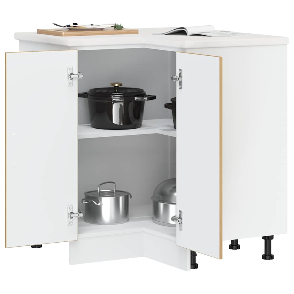 Kuchyňská Rohová Skříňka "Kalmar" Dub Artisan Kompozitní