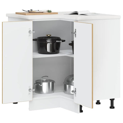 Kuchyňská Rohová Skříňka "Kalmar" Dub Artisan Kompozitní