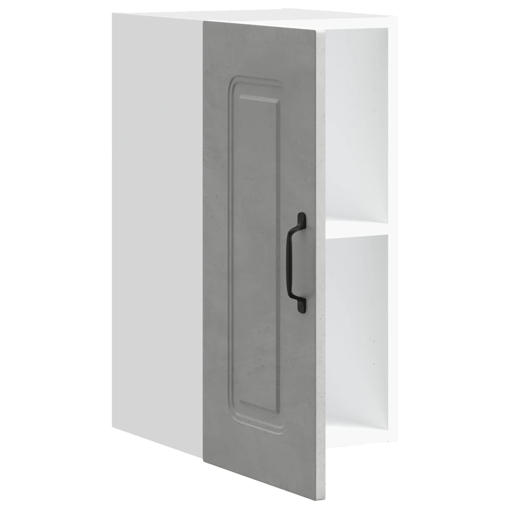 Kuchyňská Nástěnná Skříňka "Kalmar" Betonově Šedá Kompozitní Betonová Šedá