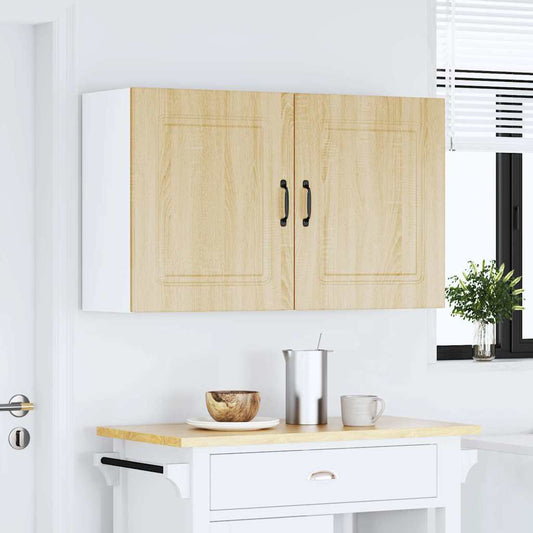Kuchyňské Nástěnné Skříňky 2 Ks Kalmar Dub Sonoma, Konstrukční Dřevo