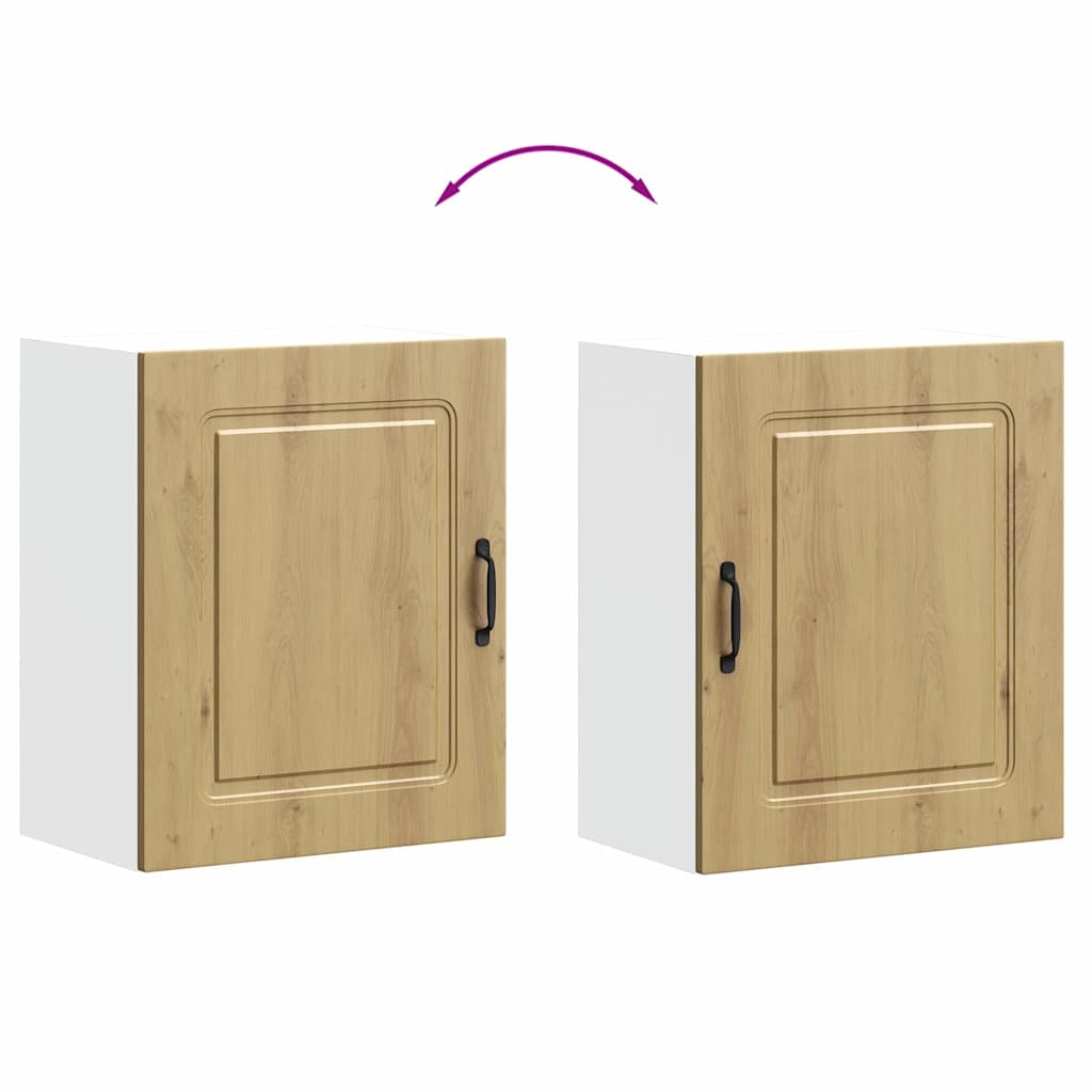 Kuchyňské Nástěnné Skříňky 2 Ks Kalmar Artisan Dub, Dřevěné Podlahy