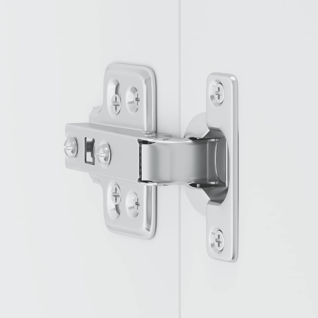 Kuchyňská Nástěnná Skříňka "Kalmar" Lesk Bílá Kompozitní Bílá S Vysokým Leskem