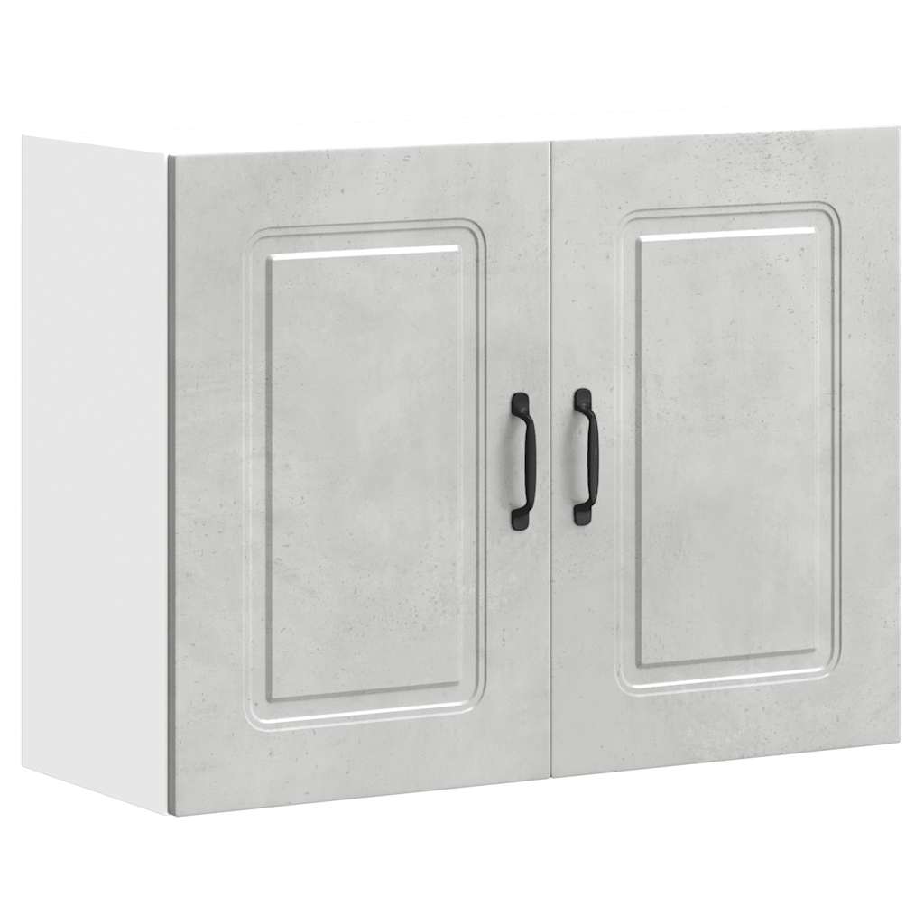 Kuchyňská Nástěnná Skříňka "Kalmar" Betonově Šedá Kompozitní Betonová Šedá