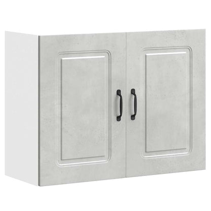 Kuchyňská Nástěnná Skříňka "Kalmar" Betonově Šedá Kompozitní Betonová Šedá