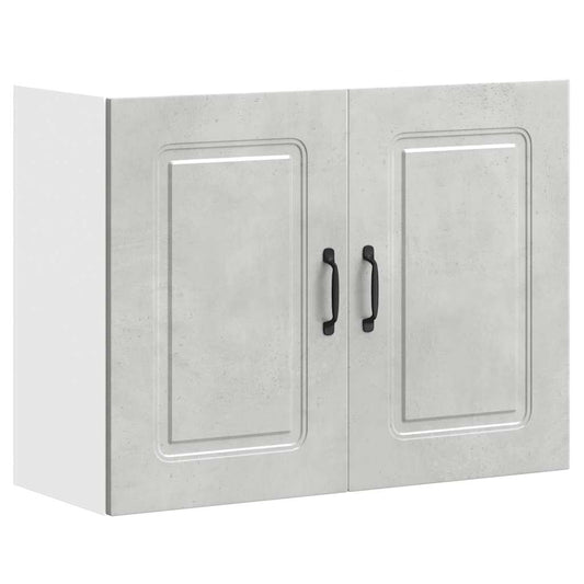 Kuchyňská Nástěnná Skříňka "Kalmar" Betonově Šedá Kompozitní Betonová Šedá