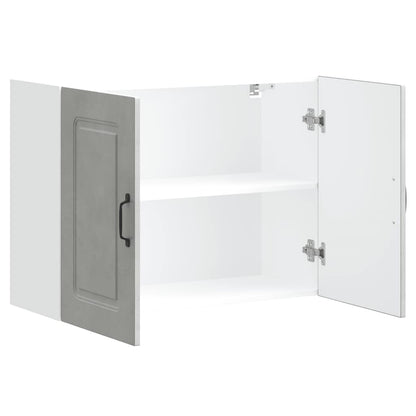 Kuchyňská Nástěnná Skříňka "Kalmar" Betonově Šedá Kompozitní Betonová Šedá