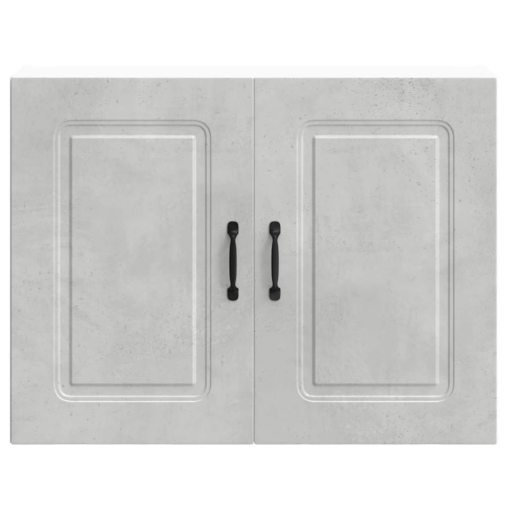 Kuchyňská Nástěnná Skříňka "Kalmar" Betonově Šedá Kompozitní Betonová Šedá