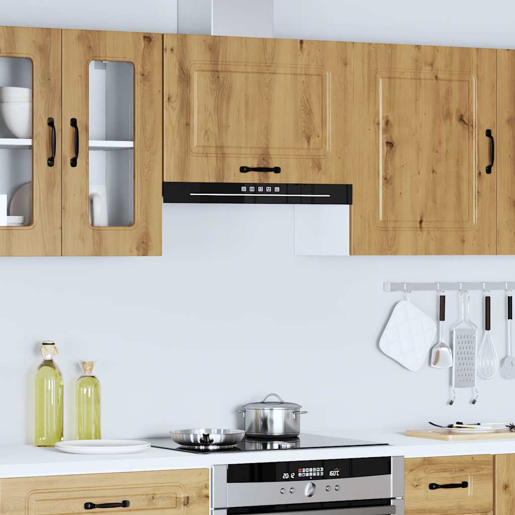 Kuchyňská Nástěnná Skříňka "Kalmar" Dub Artisan Kompozitní