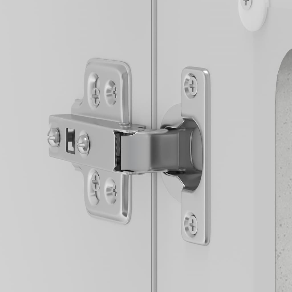 Kuchyňská Nástěnná Skříňka Se Skleněnými Dvířky Kalmar Kompozit Betonová Šedá