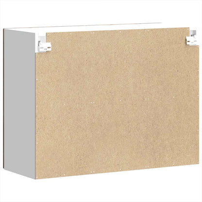 Kuchyňská Nástěnná Skříňka Se Skleněnými Dvířky "Kalmar" Kouřový Dub