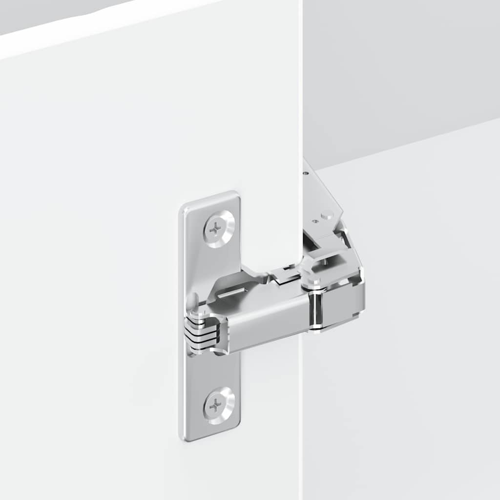 Kuchyňská Nástěnná Rohová Skříňka &quot;Kalmar&quot; Lesk Bílá Kompozitní Bílá S Vysokým Leskem