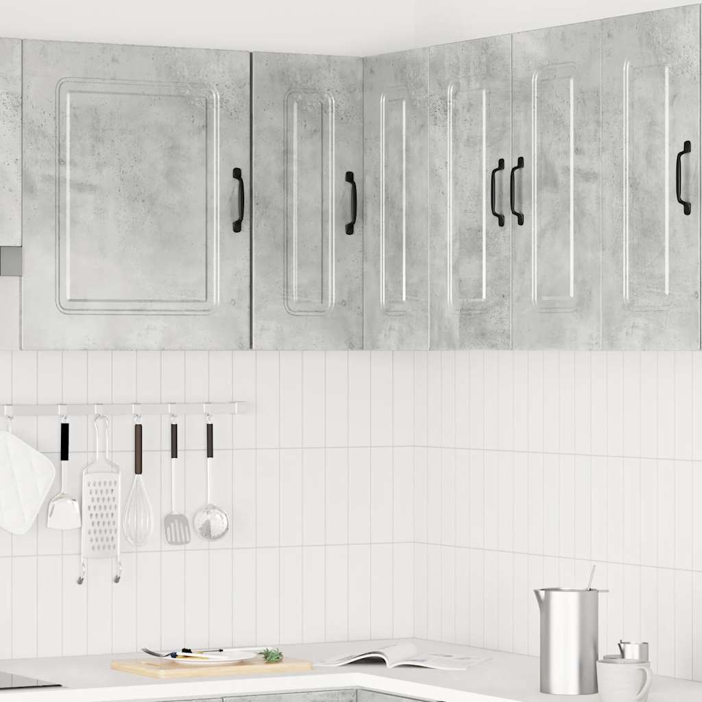 Kuchyňská Nástěnná Rohová Skříňka "Kalmar" Betonově Šedá Betonová Šedá