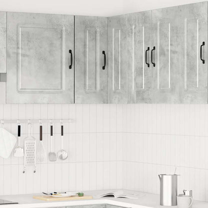 Kuchyňská Nástěnná Rohová Skříňka "Kalmar" Betonově Šedá Betonová Šedá