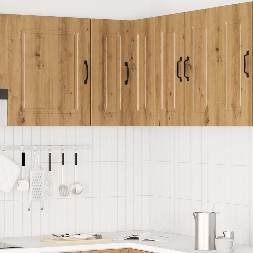 Kuchyňská Nástěnná Rohová Skříňka "Kalmar" Kompozit Dub Artisan