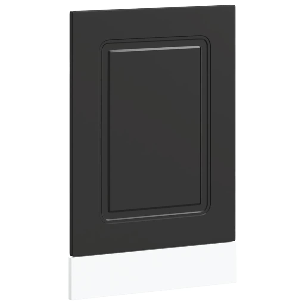 Panel Na Myčku "Kalmar" Černý 45X1,5X67 Cm Kompozitní Dřevo Černá