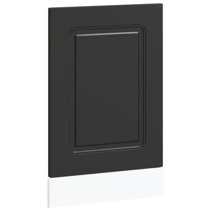 Panel Na Myčku "Kalmar" Černý 45X1,5X67 Cm Kompozitní Dřevo Černá
