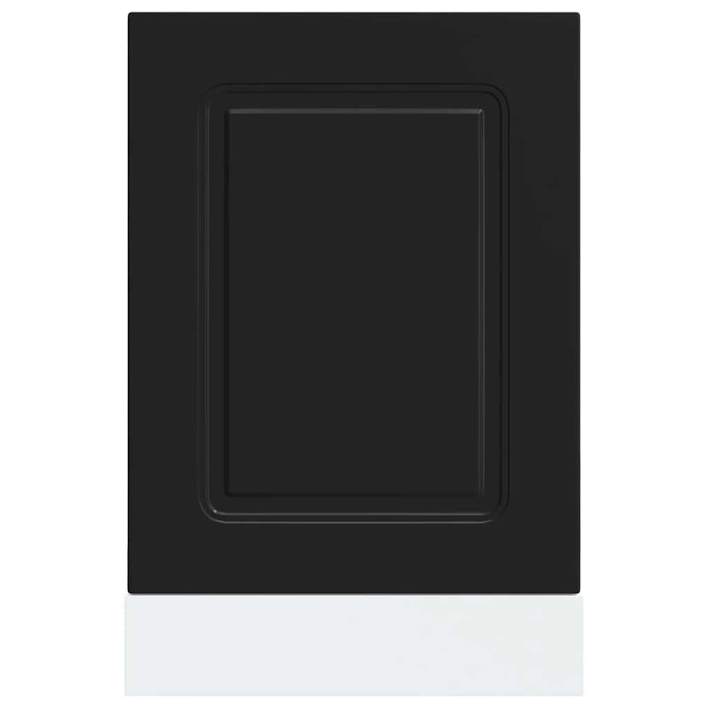 Panel Na Myčku "Kalmar" Černý 45X1,5X67 Cm Kompozitní Dřevo Černá