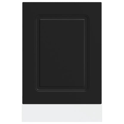 Panel Na Myčku "Kalmar" Černý 45X1,5X67 Cm Kompozitní Dřevo Černá