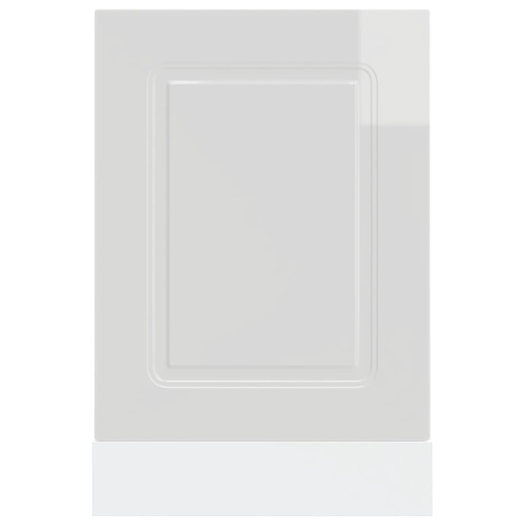 Panel Na Myčku "Kalmar" Bílý Vysoký Lesk 45X1,5X67 Cm Kompozit Bílá S Vysokým Leskem